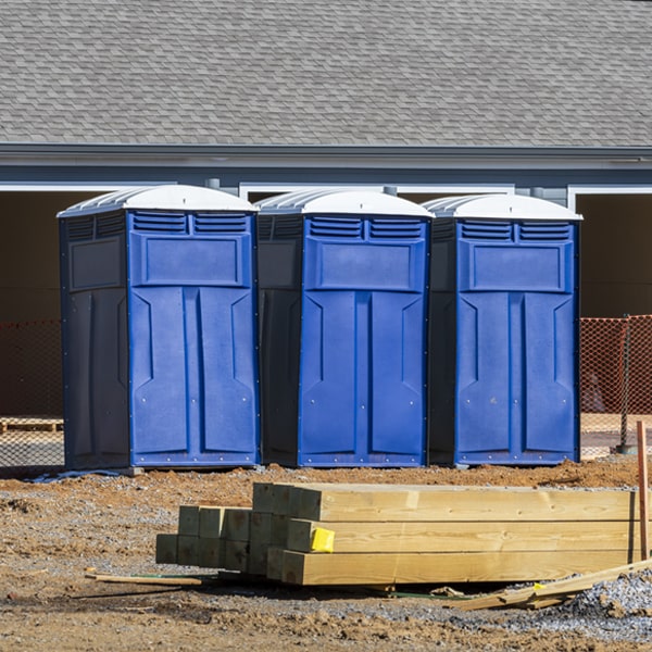 are there any additional fees associated with portable toilet delivery and pickup in De Graff Ohio